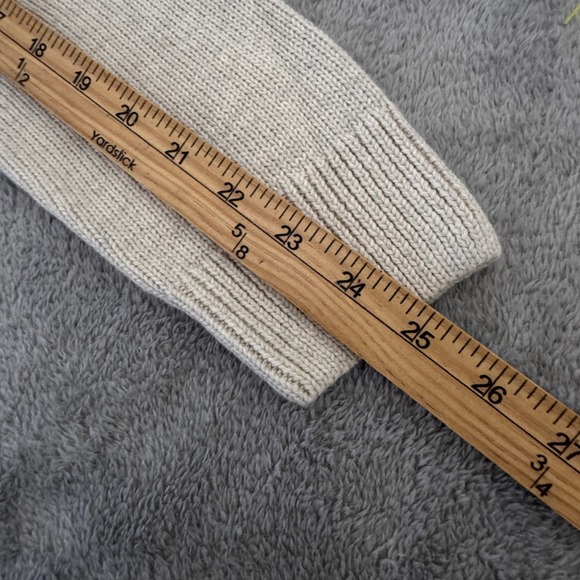 Chaps NWT‎ Men's Sweater Size Medium Oatmeal BRAND NEW - Picture 6 of 7